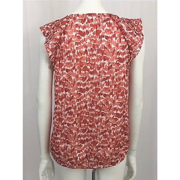 LOFT Ruffle Front Sleeveless Blouse Size Small - Picture 5 of 6